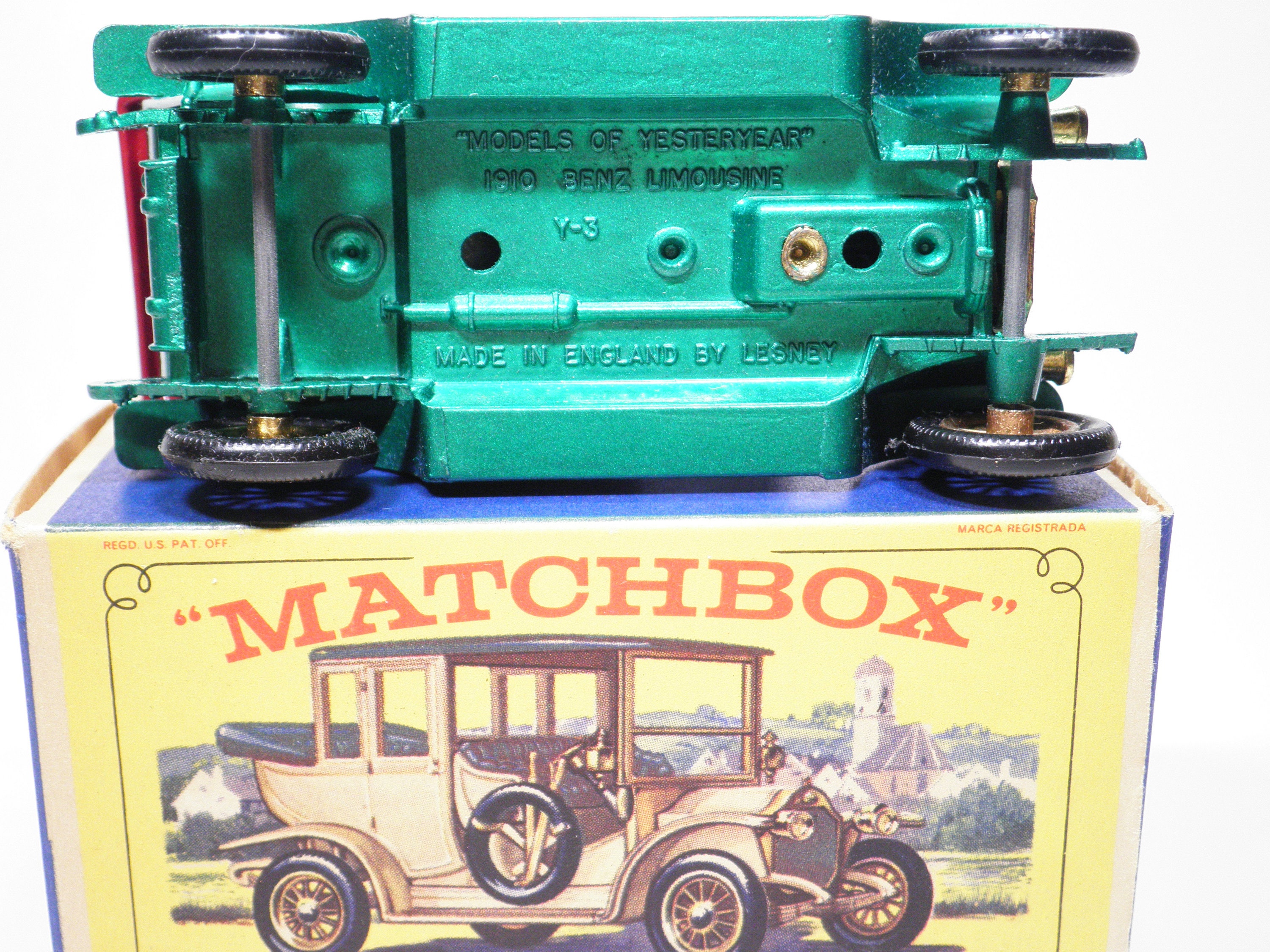 Matchbox Models of Yesteryear, No Y-3, 1910 Benz Limousine