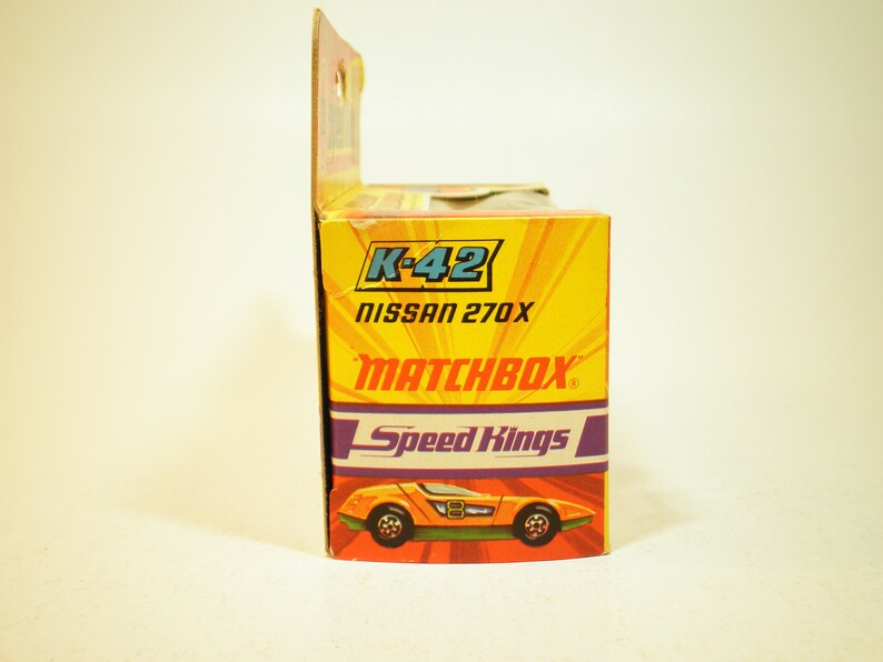 Matchbox Speed Kings (1972) Nissan 270 X (no. 42) büyük boy - Antika ve Koleksiy