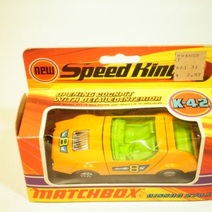 Matchbox Cars Speed Kings K-42 Nissan 270X - Brand New in Original Box, Mint, Made in England, Lesney