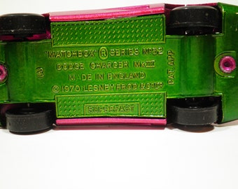 Matchbox Superfast No. 52 Dodge Charger MK III Like New NO - Etsy