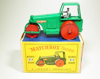 MATCHBOX　KING SIZE K-9　レズニー マッチボックス Matchbox Cars King Size K-9 Aveling-barford Road Roller