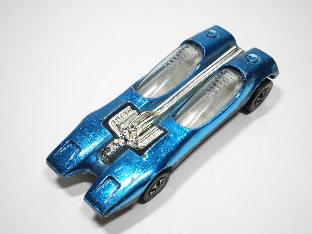 Vintage 1968 Hot Wheels Redline SPLITTIN' IMAGE Orange