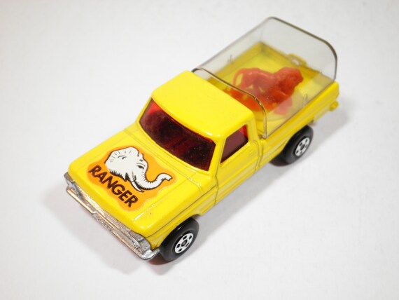 Matchbox Wild Life Truck 57 - Camion Jaune 1:66 - Moulé Sous Pression - UK