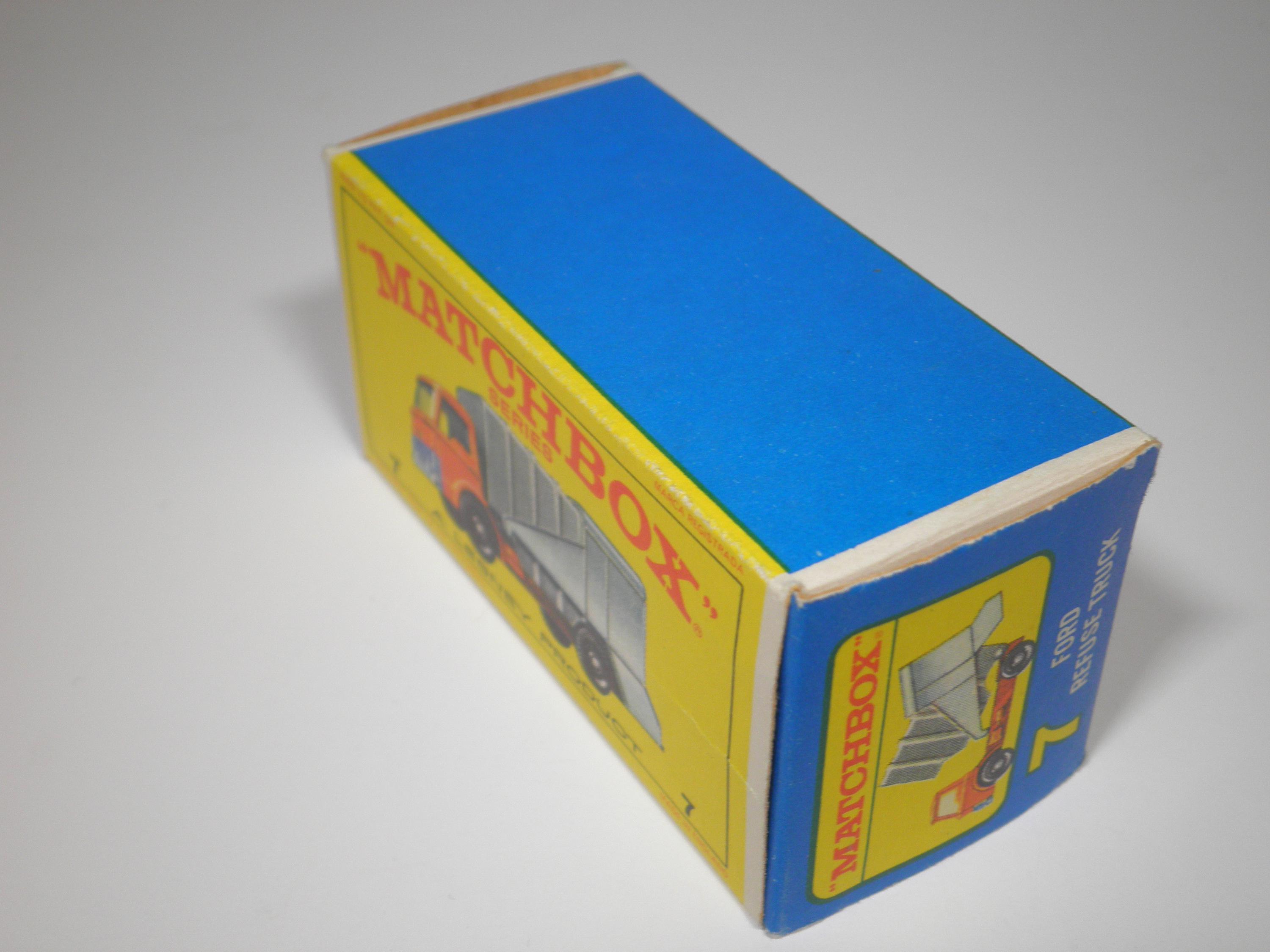 LESNEY MATCHBOX N°7 "REFUSE TRUCK" + BOITE (échelle 1:64) EUR 30,00