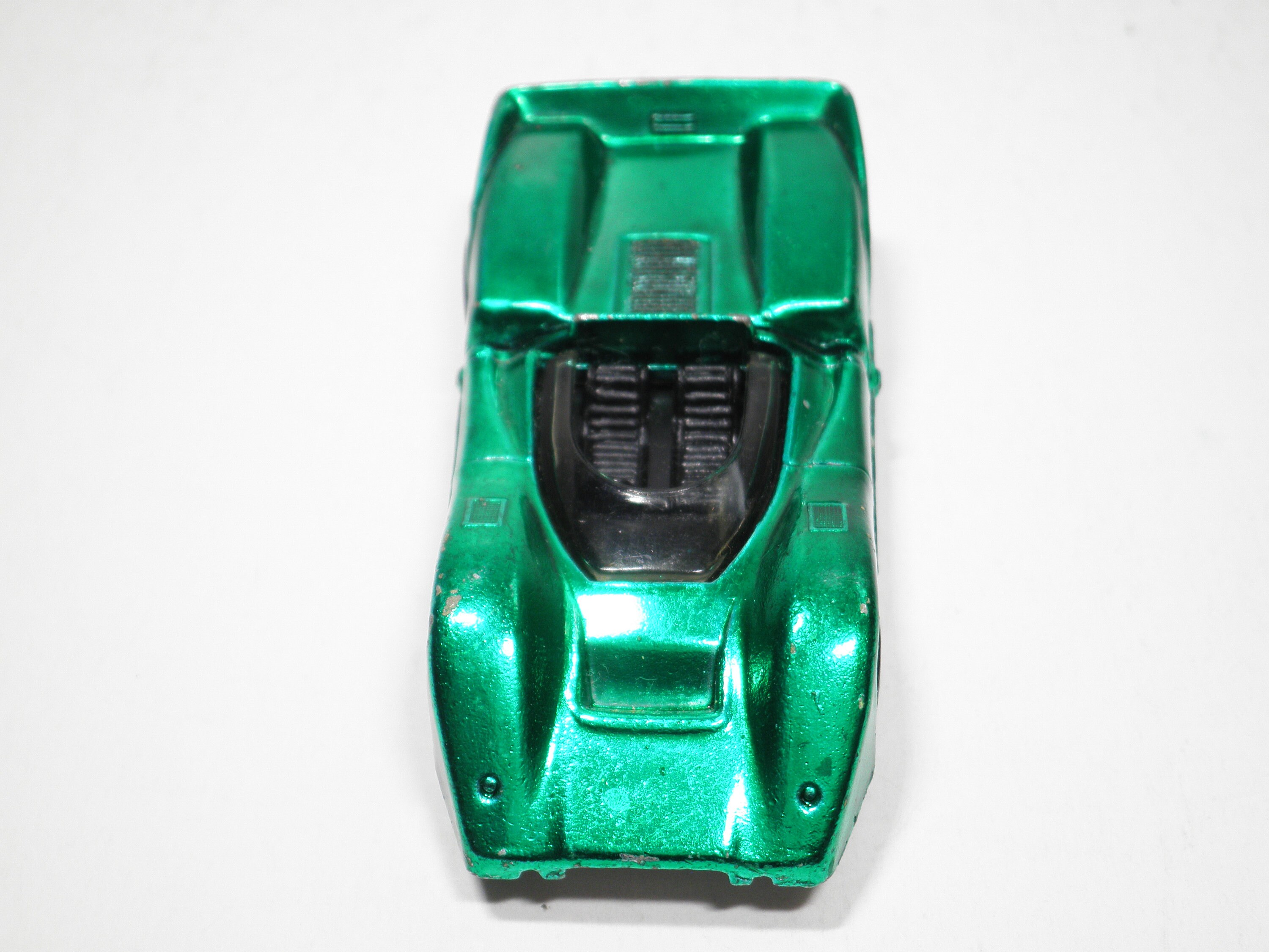 Hot Wheels Redline 1968 Mclaren M6A, Green, USA Base, Original