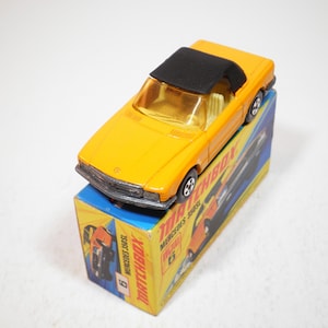 Matchbox Superfast No 6 Mercedes 350 SL, Like new in Original Box, Lesney, Vintage, Made in England