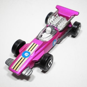 Matchbox Superfast No. 34 Formula 1 Racing Car, Purple Version, NO Box, Lesney, Vintage, Made in England