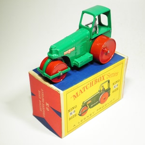 Matchbox Cars King Size K-9 Aveling-Barford Road Roller - Brand New in Original Box, Mint, Made in England, Lesney, Vintage