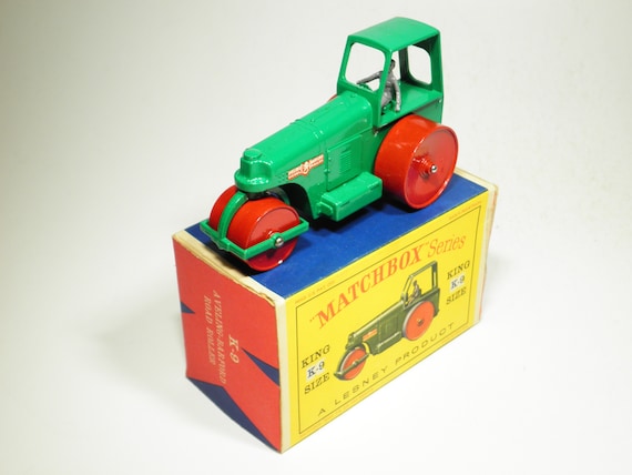 Matchbox Moko 1 – Aveling Barford Road Roller, 2e Version, En Boîte