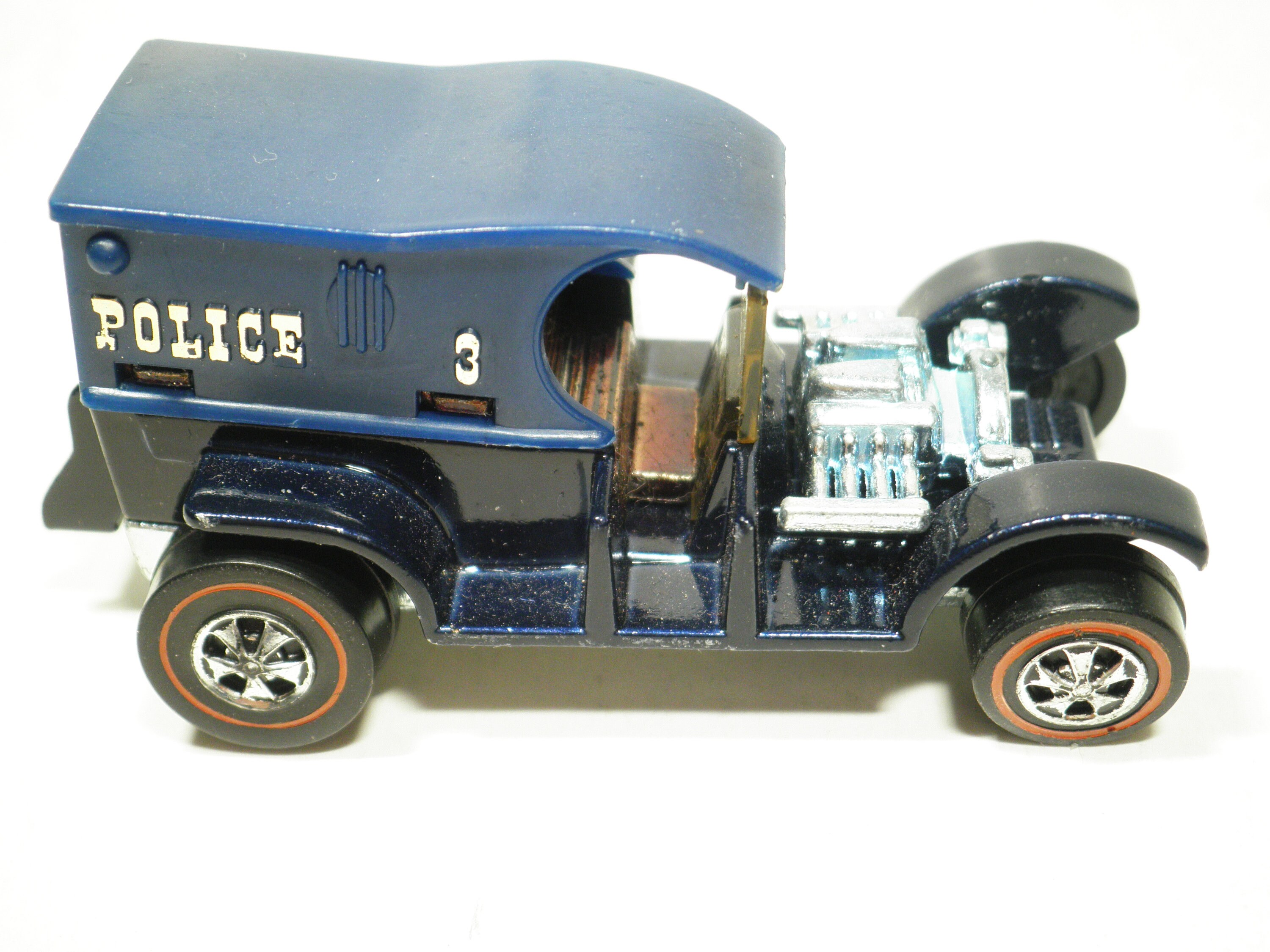 Hot Wheels Redline 1969 Paddy Wagon, USA Base, Original, Vintage