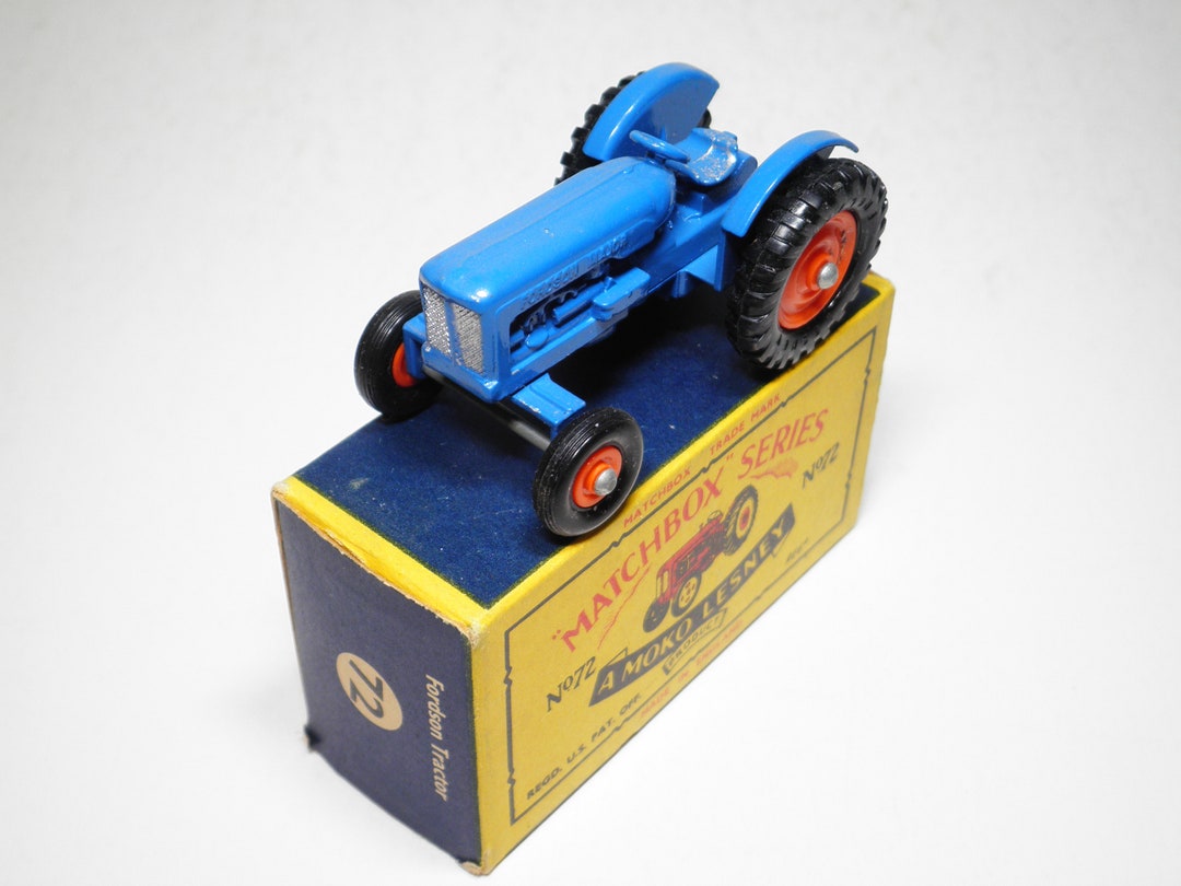 Matchbox Serie MOKO n 72 Tracteur Fordson comme neuf boite originale rare Type B5 vintage fabrique en Angleterre produits Lesney Etsy France