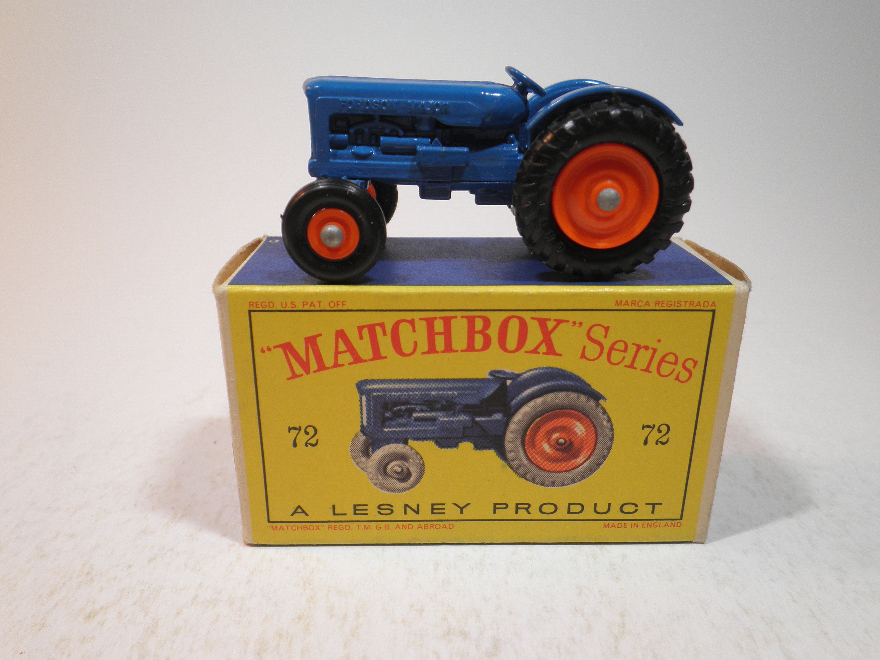 MATCHBOX N°72a FORDSON TRACTOR 1965 Matchbox 