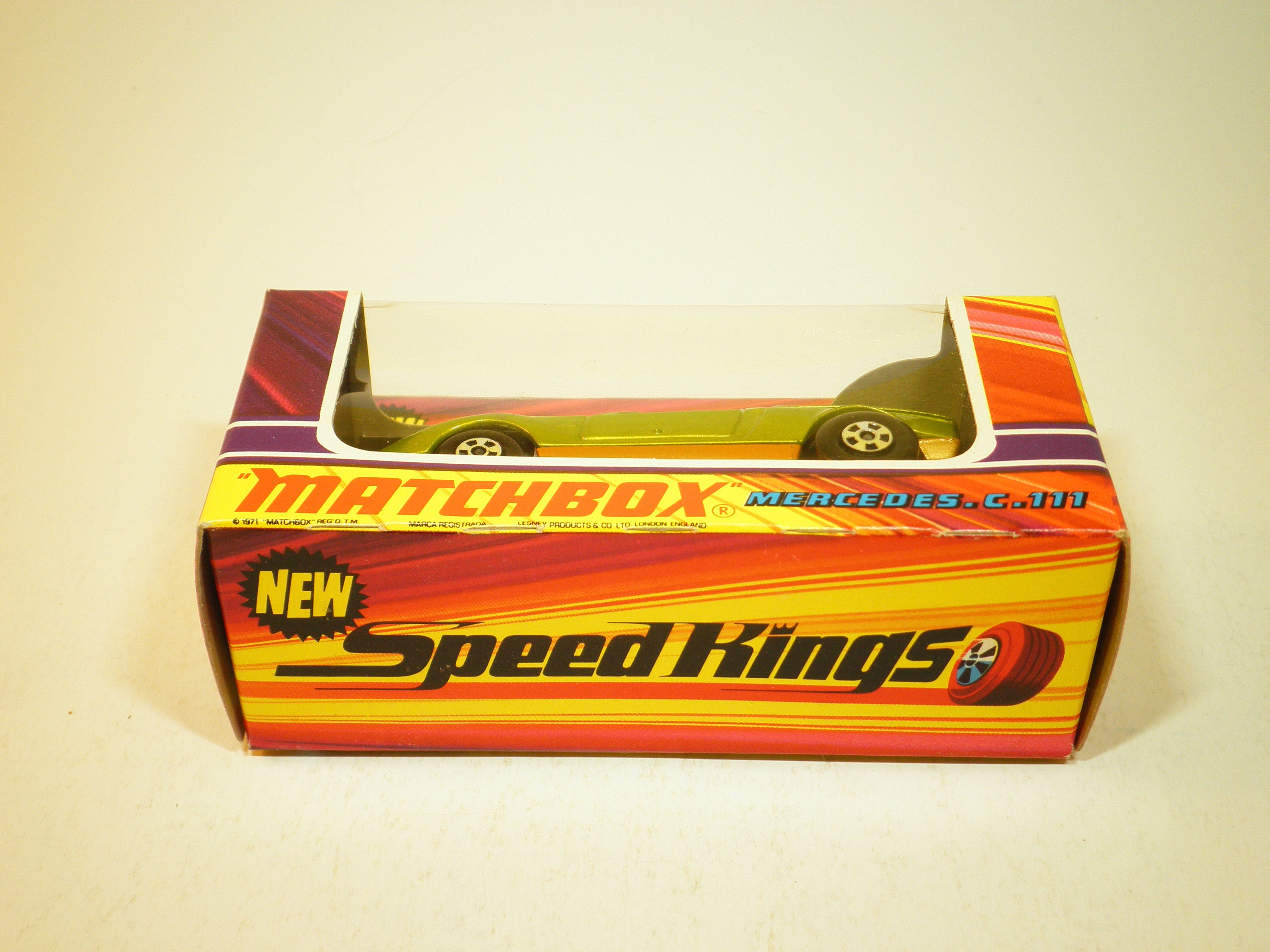 Matchbox Cars Speed Kings K-30 Mercedes.c.111 (green Variant