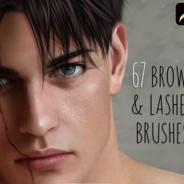 Brows & Lashes Set (Brushes for PROCREATE)