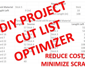 DIY CUTLIST OPTIMIZER
