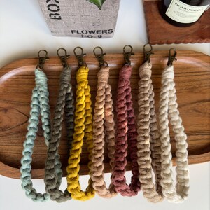 Makramee Schlüsselanhänger | Armband | Geflochtenes Armband