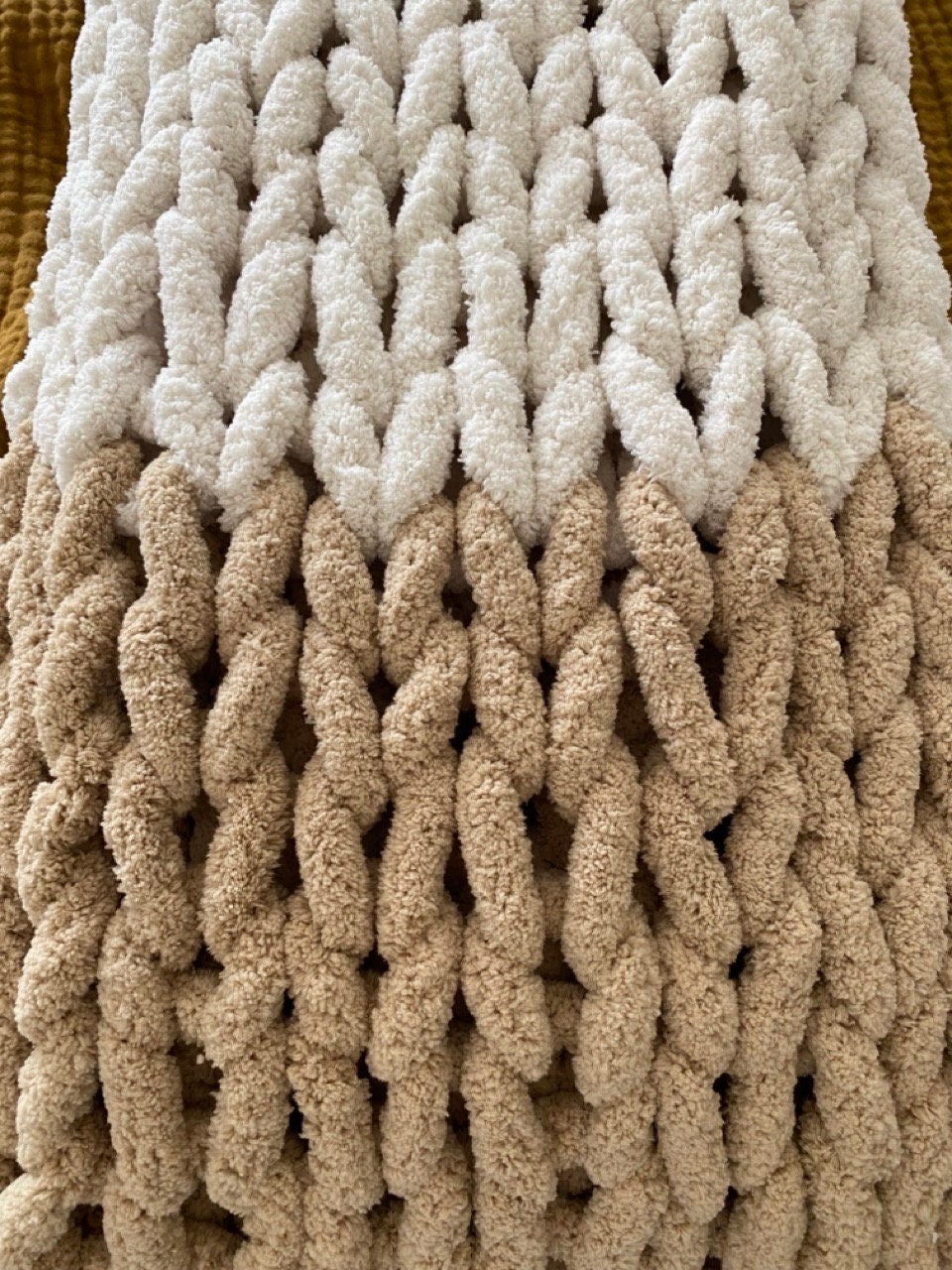 Chunky Knit Blankets Chunky Knit Throw Super Chunky Blanket Etsy