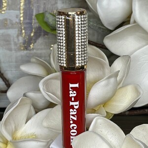 Vintage Red Velvet. Matte lip gloss, Liquid Matte Lipstick. Long wear. Bright Red. Vegan. Cruelty-free. Gluten Free. Makeup. Cosmetics.