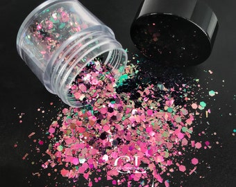 Brillo que cambia de color camaleón grueso - ámame kg01