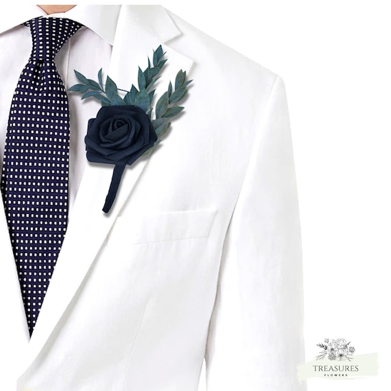Black Roses, Boutonniere and Corsage Set, Prom Boutonniere, Grooms Boutonniere, Wedding Flower, Black Boutonniere and Corsage, silk flower.