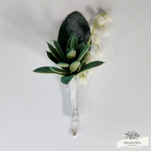 Green Succulent Boutonniere, Prom Boutonniere, Groom's Boutonniere, Wedding Flower, Artificial Flower, Rustic Wedding, Boutonniere.