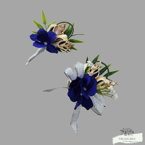Seashell Boutonniere Corsage set, Beach Wedding Boutonniere, Beach Wedding Corsage, Nautical Wedding, Destination Wedding, Natural seashell