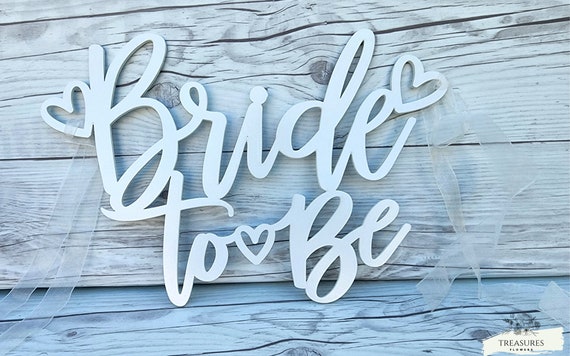 White Bride to be wood sign, Wedding Bride to be chair, Bride to be shower, Bride to be wall sing, Decor Wedding.