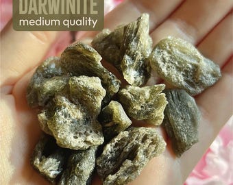 Medium Quality Darwinite 1-5 grams | Partial Translucent DARWIN Glass Tektite | Impact Glass Impactite | Meteorite | Tasmania Australia
