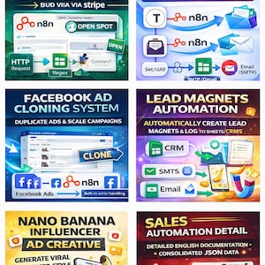 Sales & Marketing Automation (n8n Workflows)