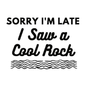 Geólogo Svg, Eu Vi uma Rocha Legal Svg, Pacote Svg, Geólogo Designs, Arquivo Cricut de Geologia, Arquivo de Silhueta, Geologia Png