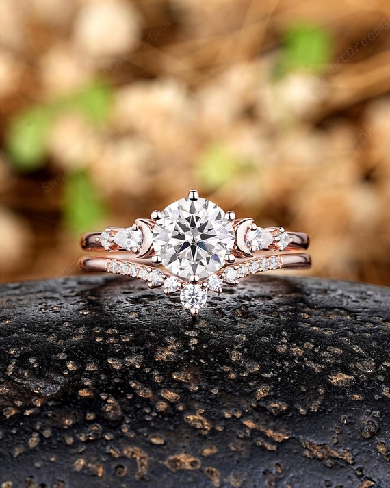 Moon Wedding Ring Sailor Moon Promise Ring Vintage Round