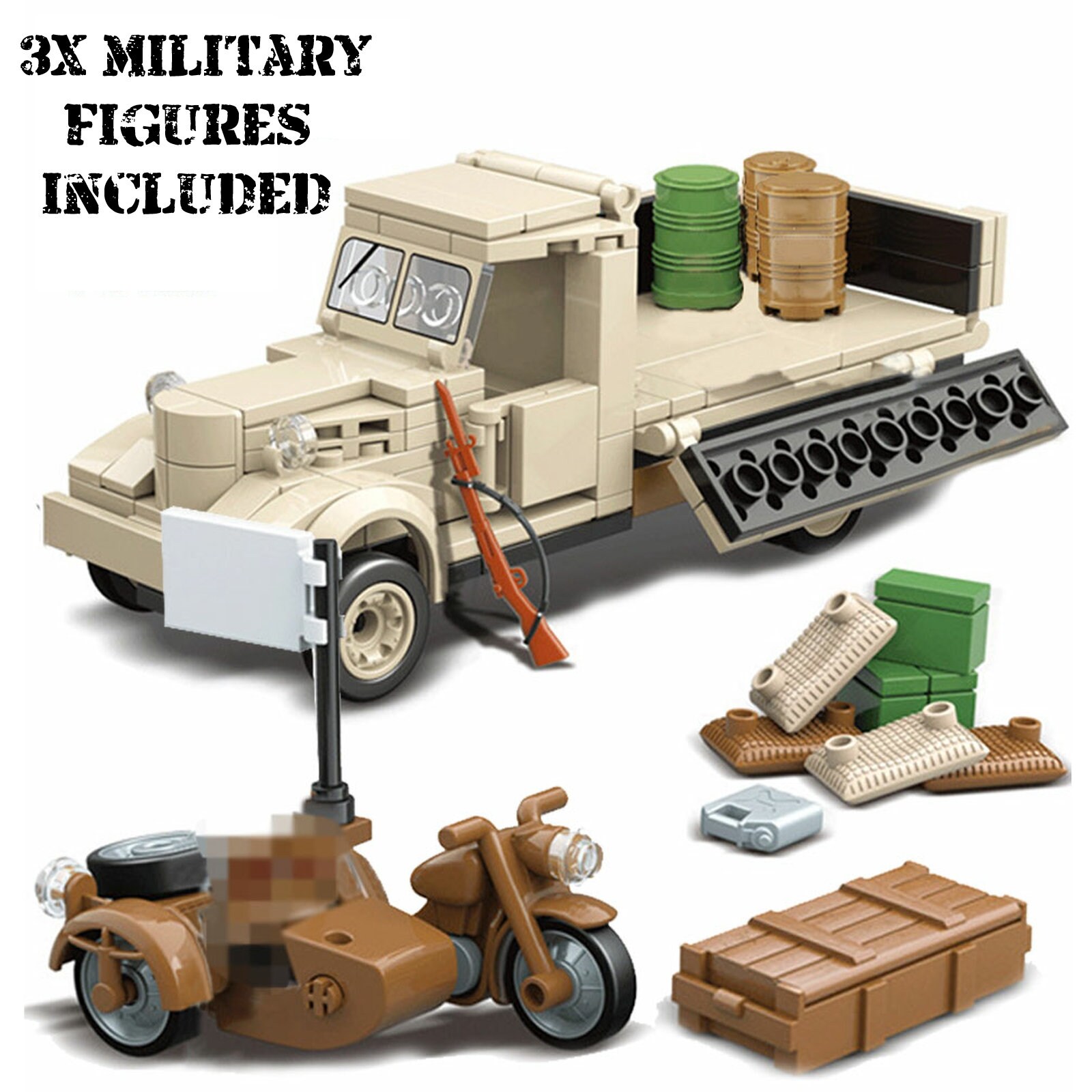 WW2 Military Nissan Truck 3x Japanese Army Soldiers Etsy