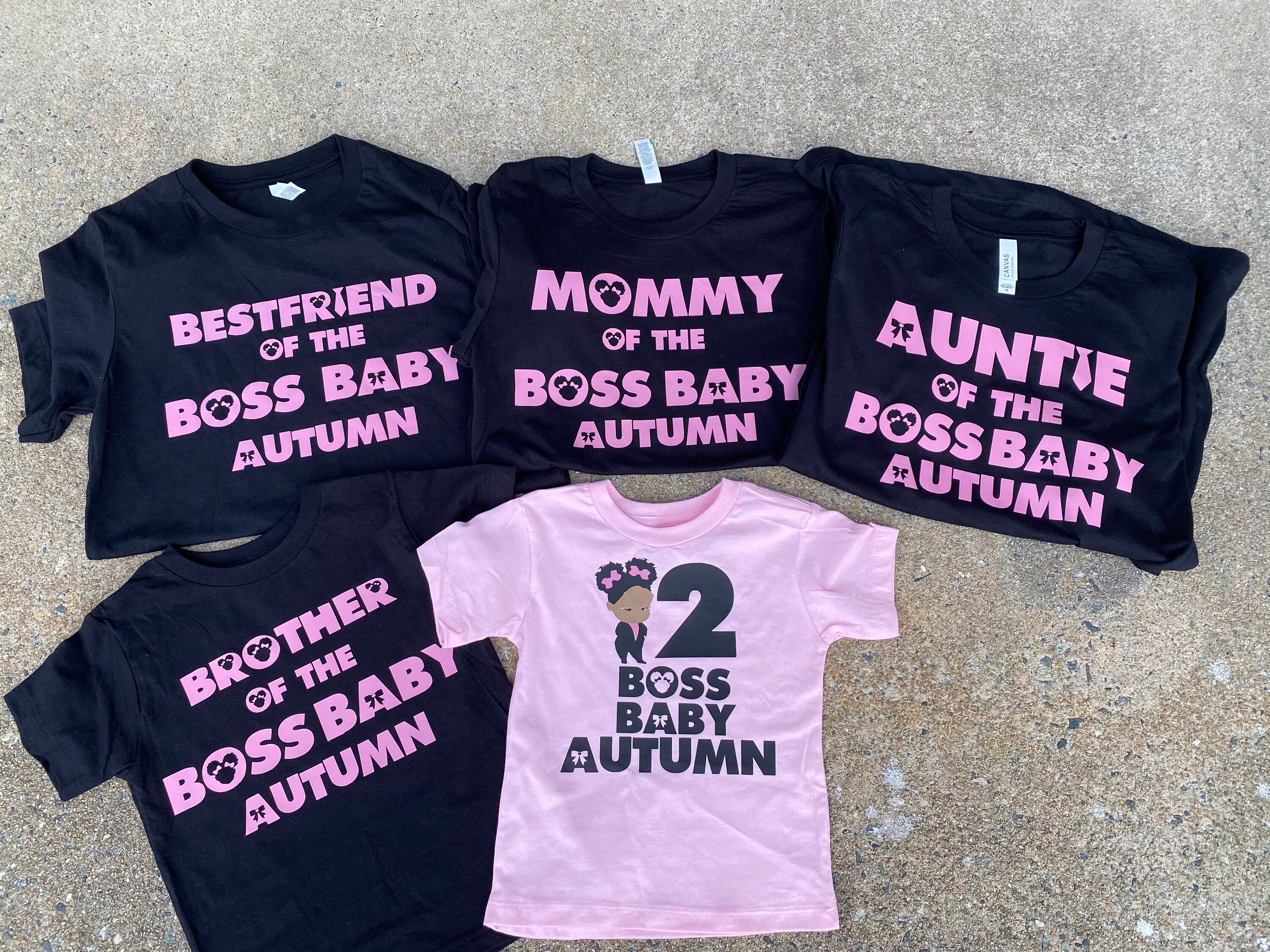 Boss Baby Birthday Shirts Family Shirts Matching Etsy