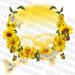 In Loving Memory Png-yellow Flowers Butterfly Memorial Template Instant ...