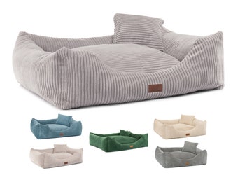 Dog bed dog cushion dog basket dog sofa dog blanket cat bed animal bed M L XL cream mint beige gray dark gray gold washable