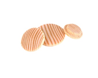 Capuchons en bois, capuchons en bois, pin [10-35 mm] capuchons pour trous de perçage en bois [10 pièces]