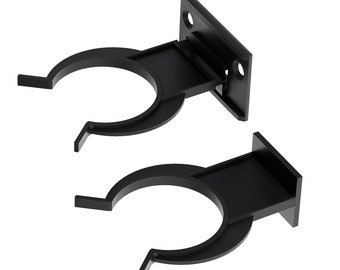 4x base mounting clips, base brackets, kitchen base clips for base feet, furniture feet, kitchen feet