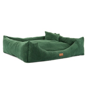 Cama para perros Cojín para perros Cesta para perros Sofá para perros Manta para perros Cama para gatos Cama para animales M L XL crema menta beige gris gris oscuro dorado lavable Grüne Flasche