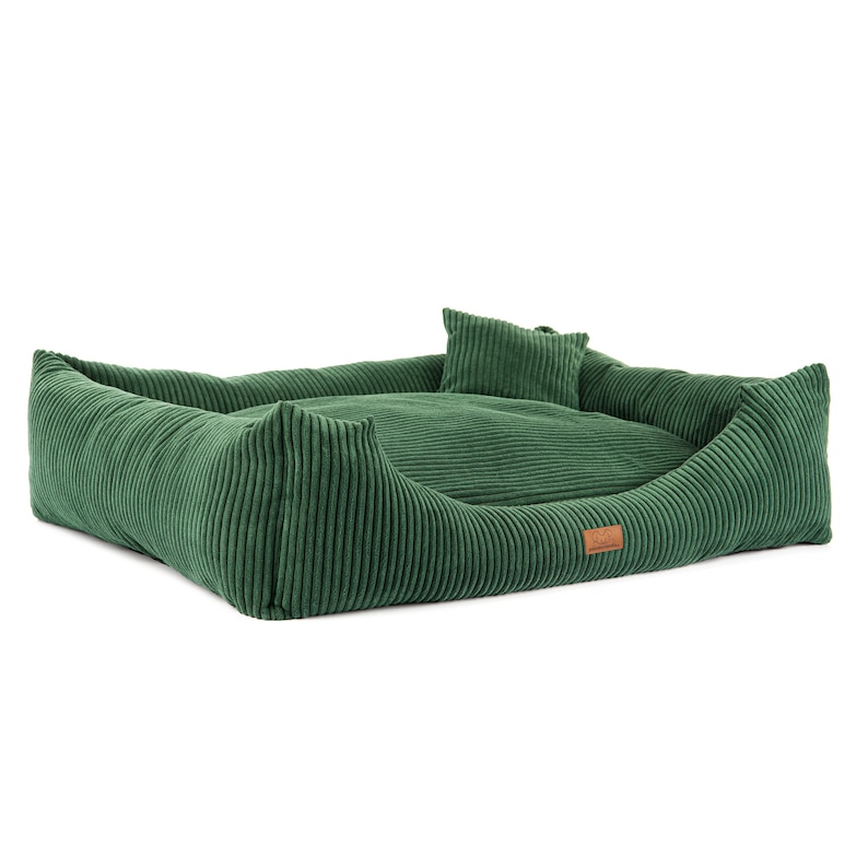 Lit pour chien coussin pour chien panier pour chien canapé pour chien couverture pour chat lit pour animal M L XL crème menthe beige gris gris foncé or lavable image 8