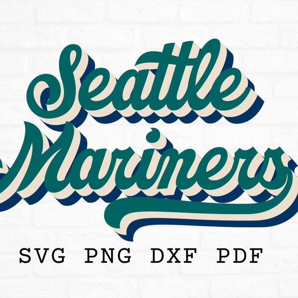 Seattle Mariners Svg, Baseball Svg, Template, Seattle Mariners Stencil, Baseball Gifts, Seattle Mariners Ornament Svg
