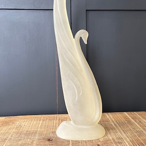 1984 Austin Production Frosted Acrylic Swan Sculpture