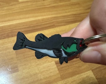 3D Printed Bass Keychain - Etsy
