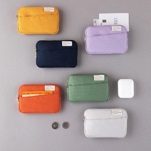 CORDURA WALLET / Credit Card Holder / Pocket Mini Wallet / Coin Purse / Mini Pouch Bag / Water-Resistant Pouch / Card Case  - Made in Korea