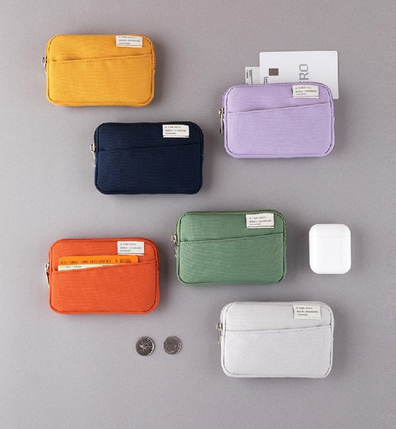 Credit Card Holder / Pocket Mini Wallet / CORDURA WALLET / Coin Purse / Mini Pouch Bag / Waterproof Pouch / Card Case Made in Korea image 1