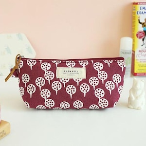 MAKEUP POUCH Cosmetic Mini Pouch Personal Care Organizer Toiletry Pad Pouch Travel Case Storage Bag Hand Pouch Coin Purse - Made in Korea