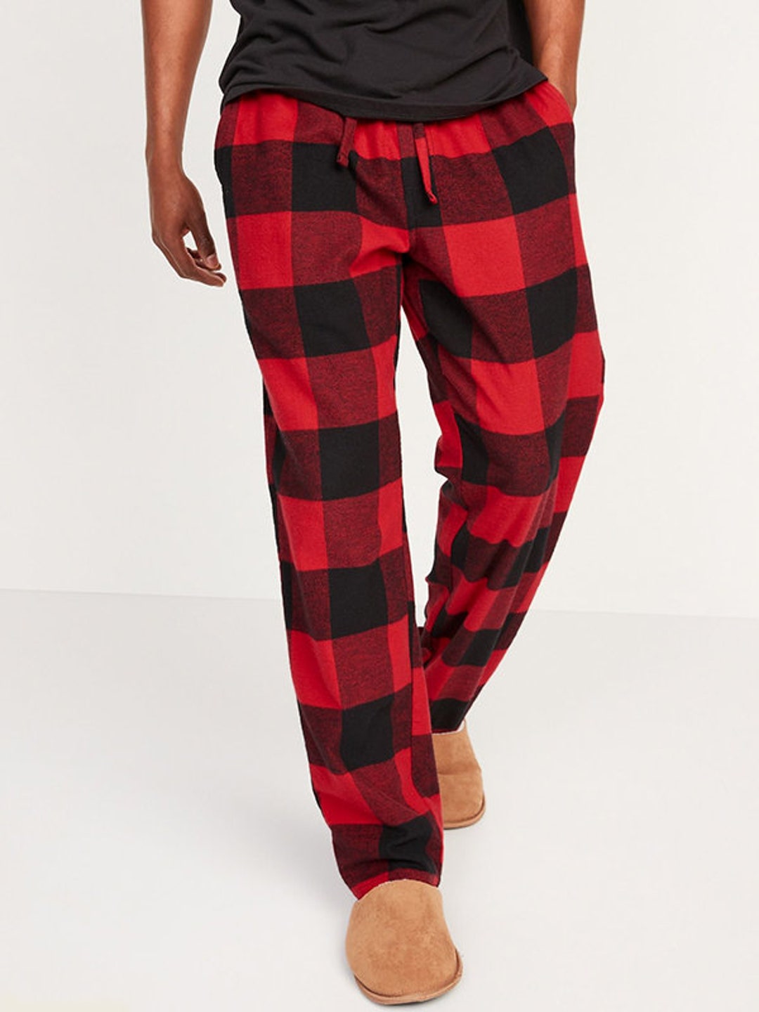 Old Navy Matching Plaid Flannel Cotton Christmas Color Pajama - Etsy