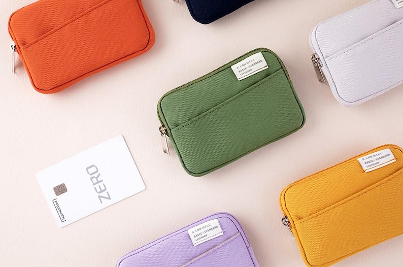 CORDURA Pocket Mini Wallet | Water-Resistant Coin Purse, Pocket Small Card Holder - Korea made afbeelding 2