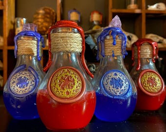 Gesundheit, Heilung, Mana, Potion, Dungeons, Dragons, D&D, Dungeons & Dragons, Geschenk, Dekoration, Geek, Magie, Fantasy, Handmade, Rollenspiel, Spiel.