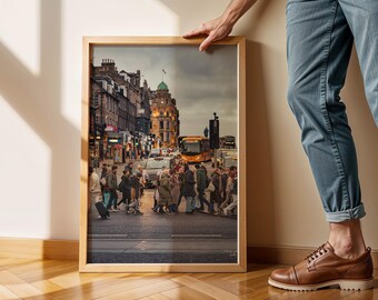 Edinburgh Scotland Digital Print – Street Photography Wall Art | Printable Travel Photo