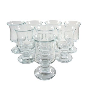8 Vintage Holmegaard Ships Port Wine Glasses Per Lutken